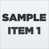 Sample Item 1
