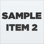SAMPLE ITEM 2